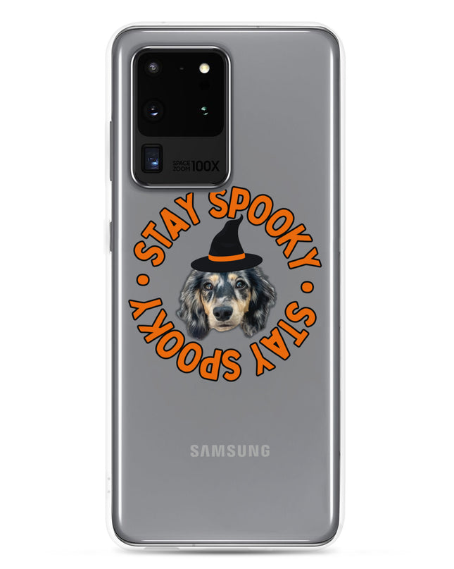 Stay Spooky Custom Clear Case for Samsung®