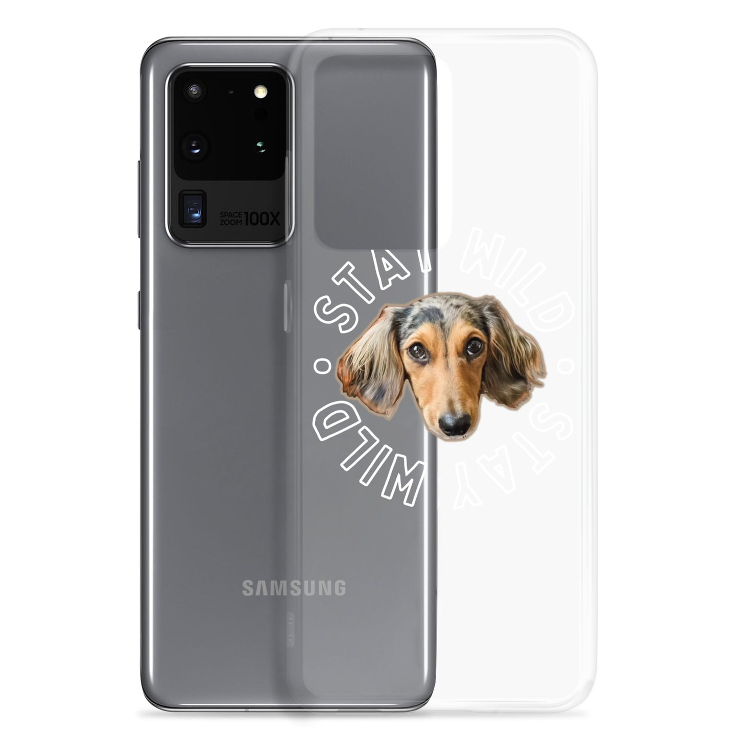 'Stay Wild' Personalized Custom Clear Case for Samsung®