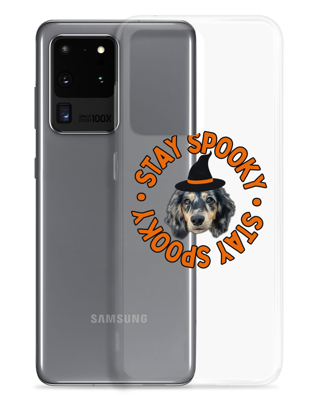 Stay Spooky Custom Clear Case for Samsung®