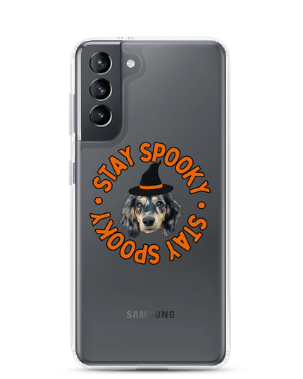 Stay Spooky Custom Clear Case for Samsung®