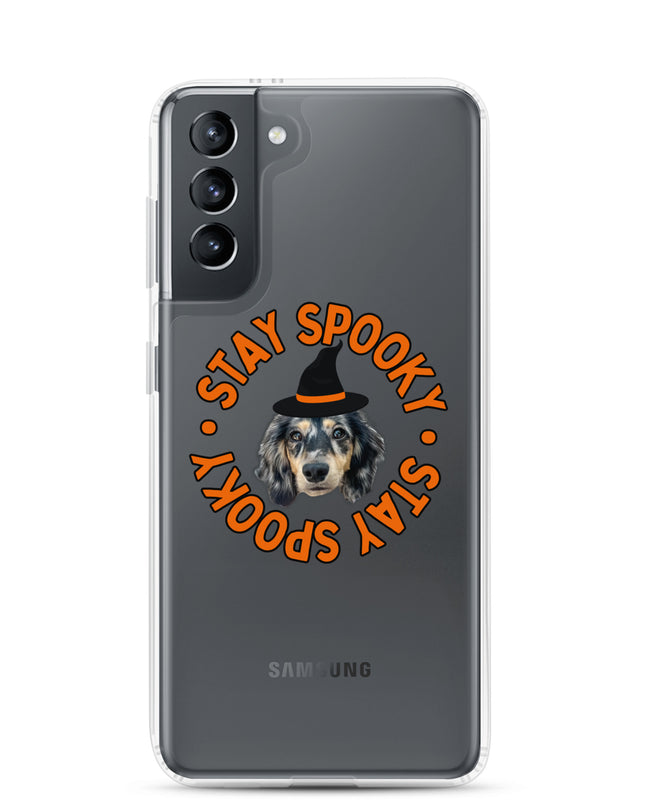 Stay Spooky Custom Clear Case for Samsung®