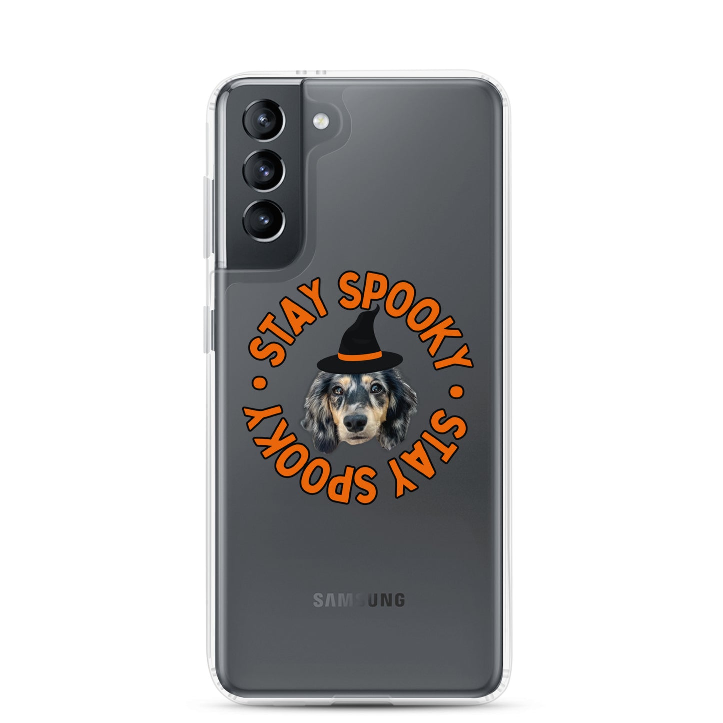 Stay Spooky Custom Clear Case for Samsung®