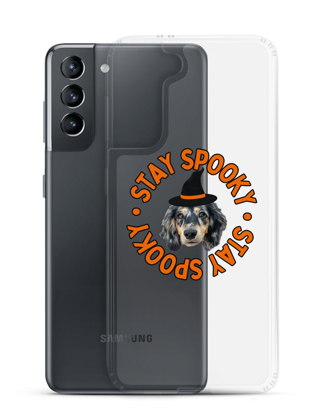 Stay Spooky Custom Clear Case for Samsung®
