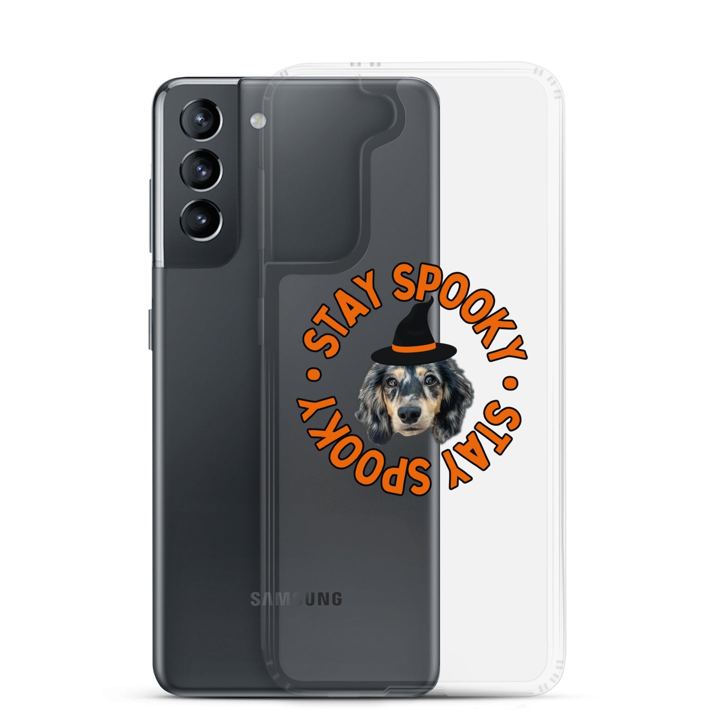 Stay Spooky Custom Clear Case for Samsung®