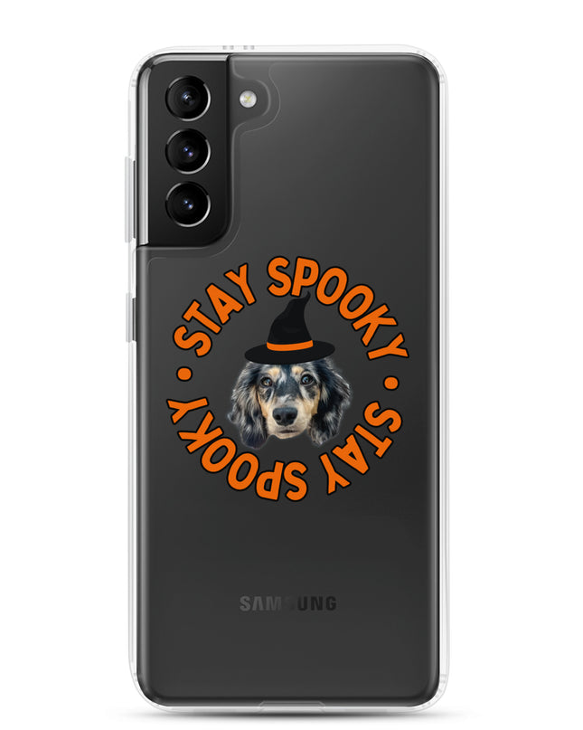Stay Spooky Custom Clear Case for Samsung®