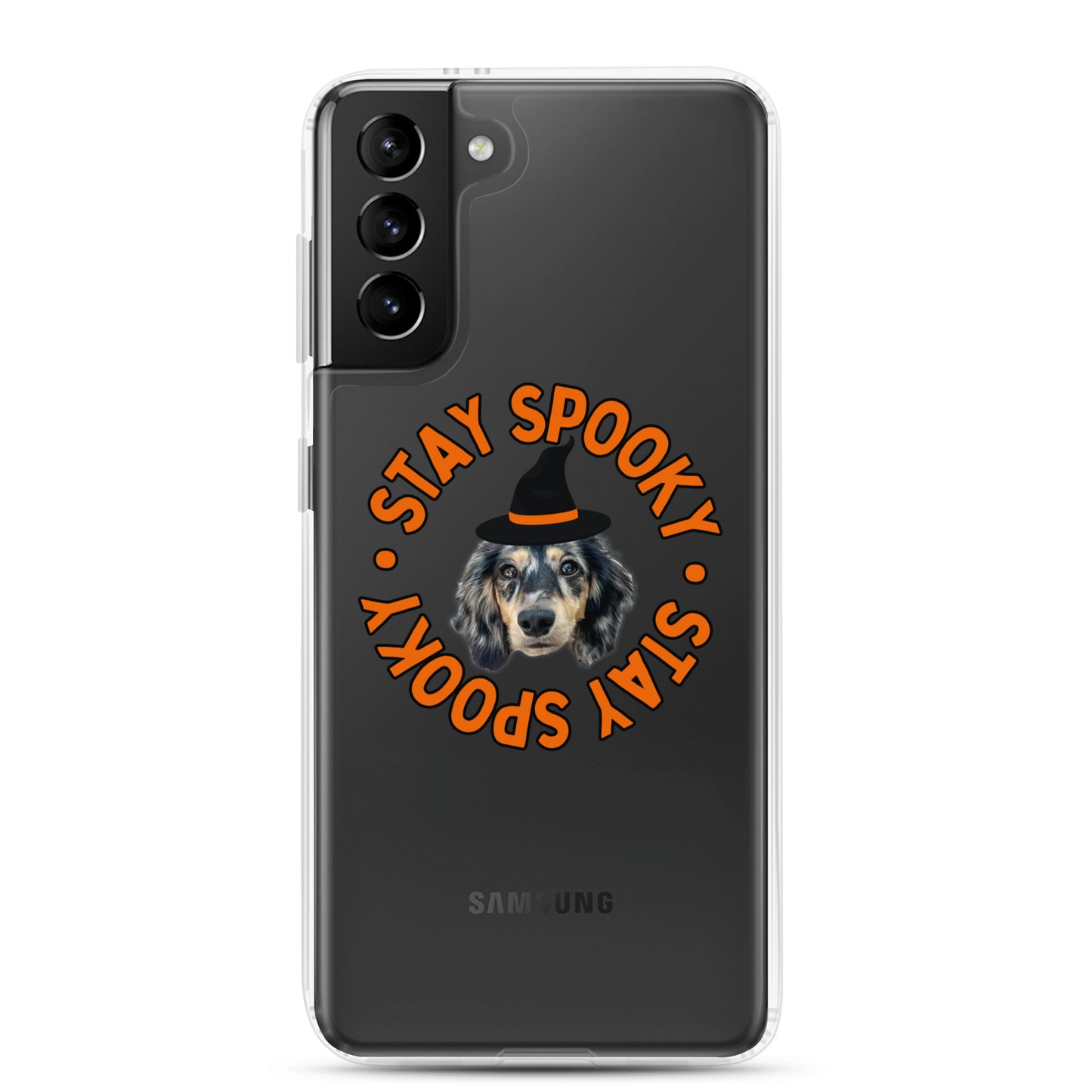 Stay Spooky Custom Clear Case for Samsung®