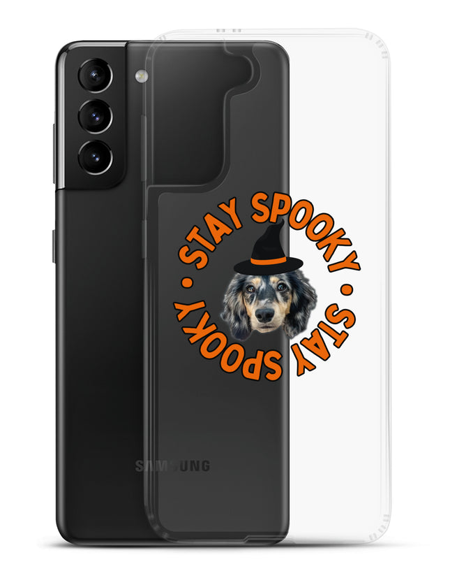 Stay Spooky Custom Clear Case for Samsung®