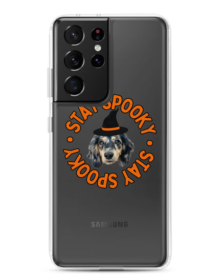Stay Spooky Custom Clear Case for Samsung®