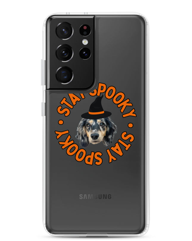 Stay Spooky Custom Clear Case for Samsung®