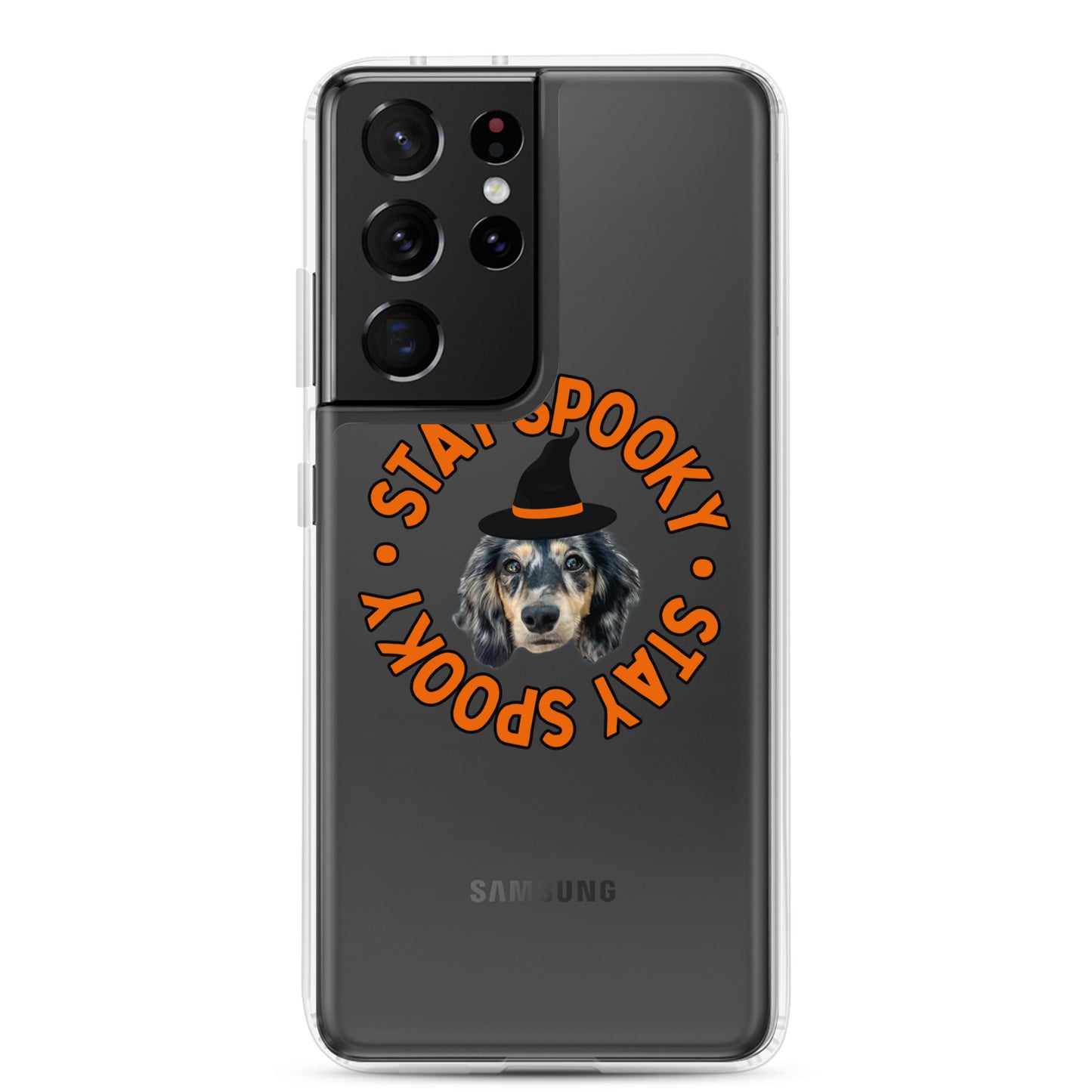 Stay Spooky Custom Clear Case for Samsung®