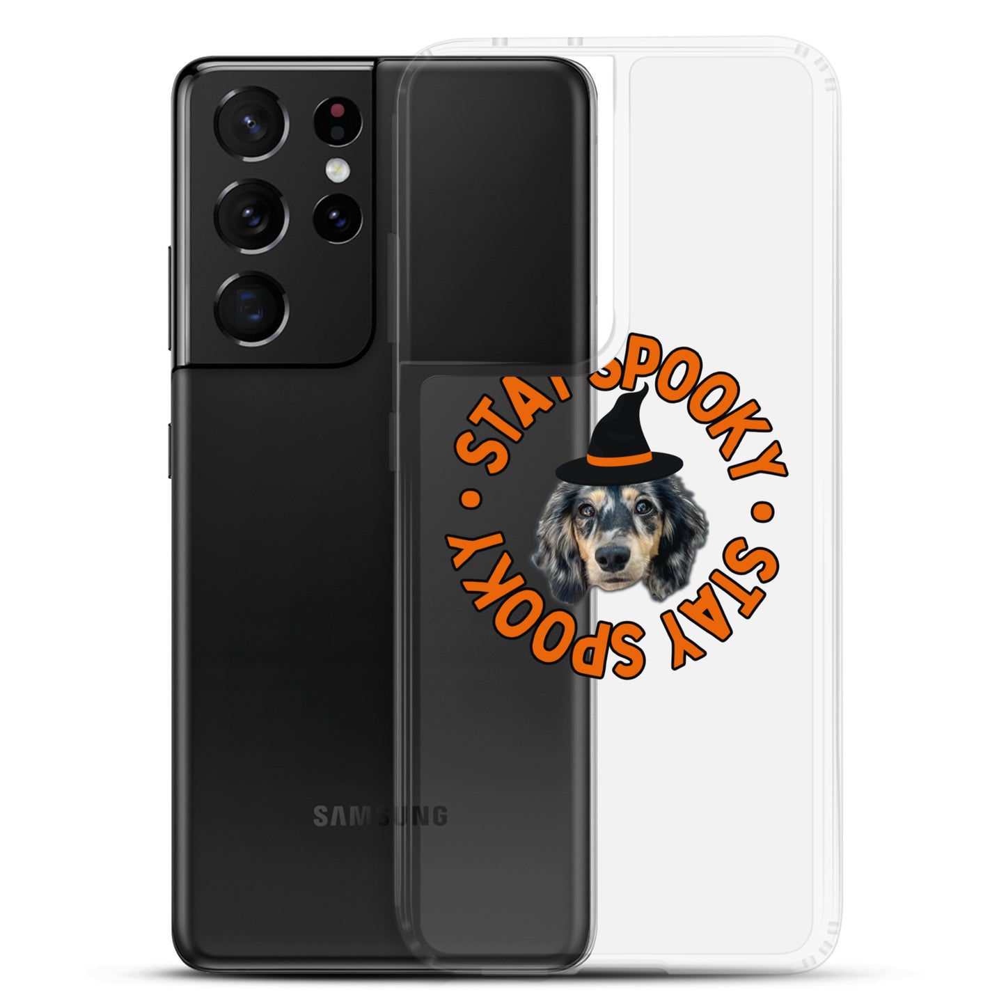 Stay Spooky Custom Clear Case for Samsung®