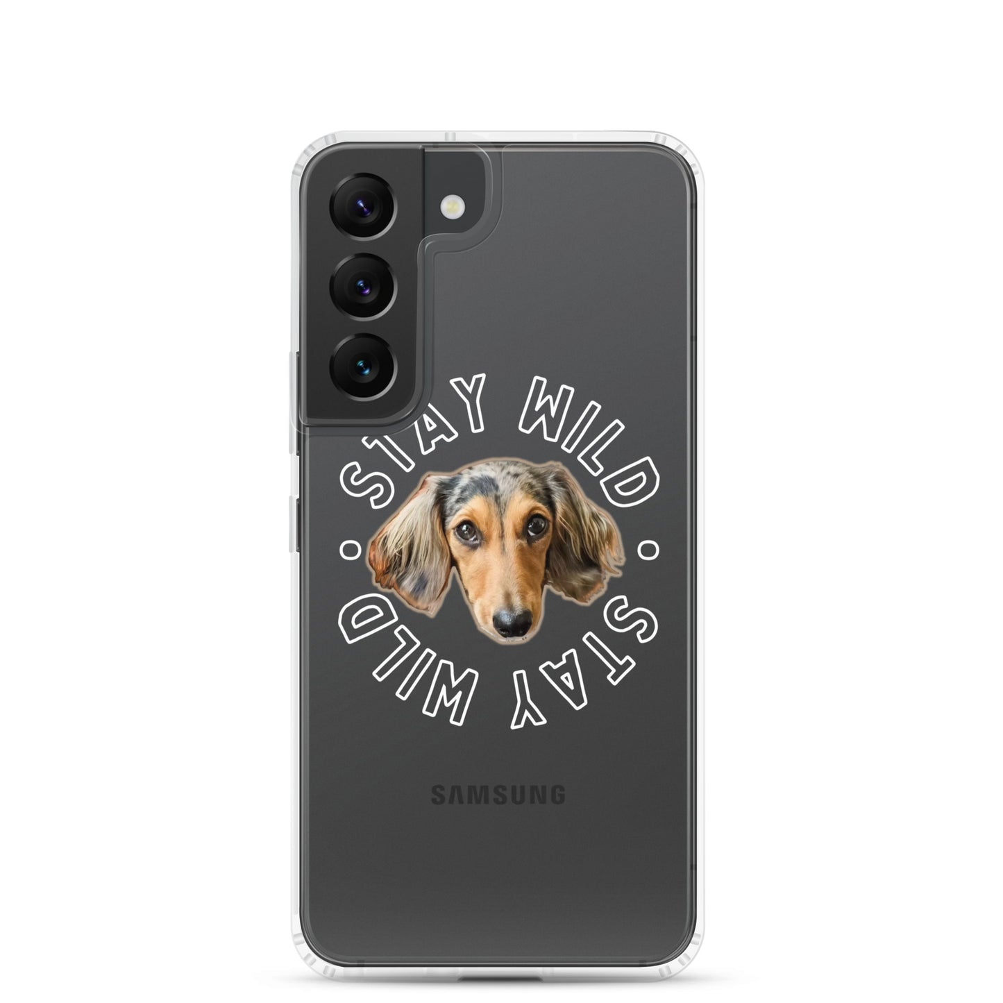 'Stay Wild' Personalized Custom Clear Case for Samsung®