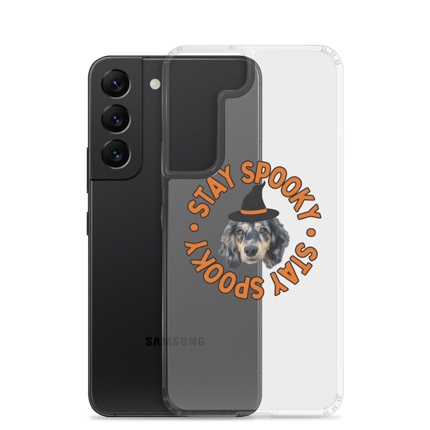 Stay Spooky Custom Clear Case for Samsung®