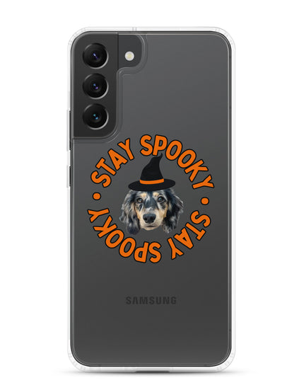Stay Spooky Custom Clear Case for Samsung®