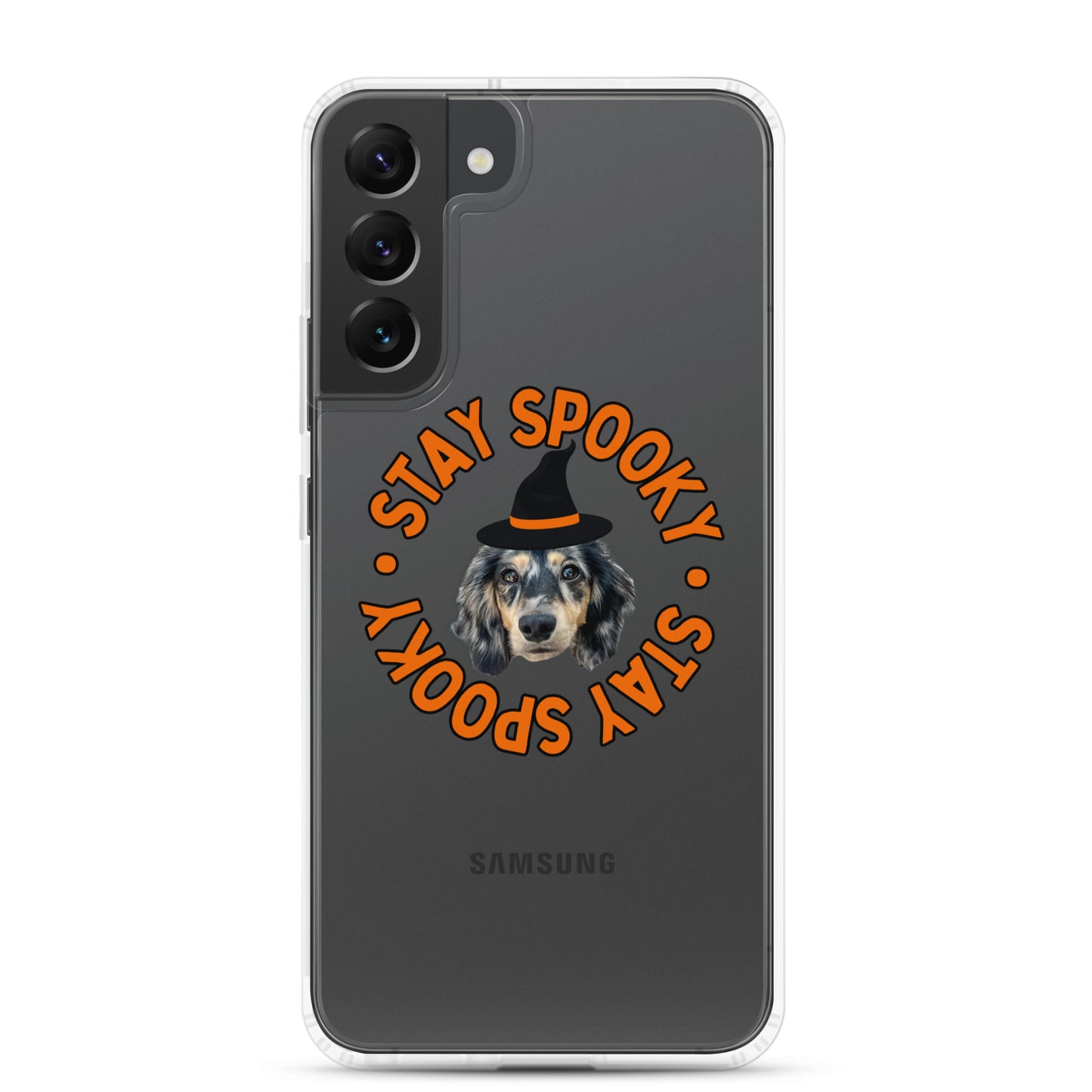 Stay Spooky Custom Clear Case for Samsung®