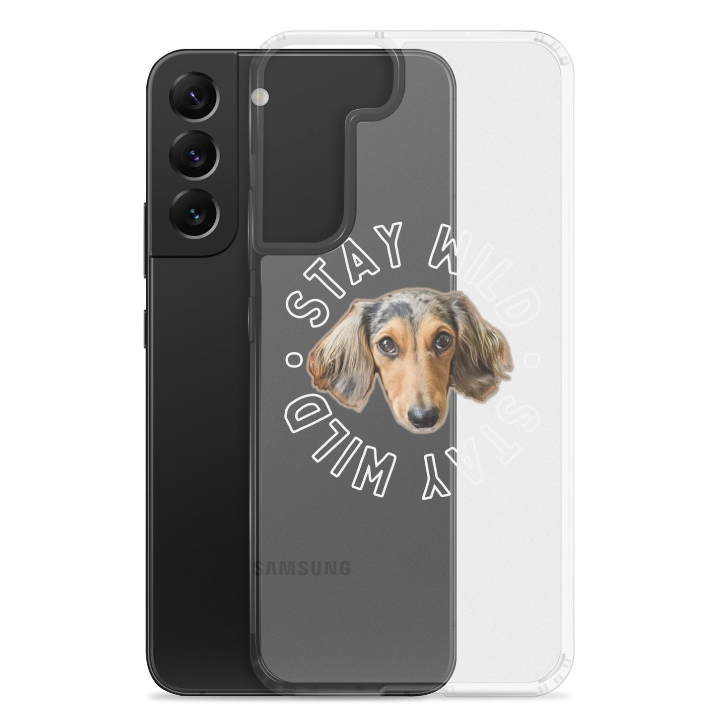 'Stay Wild' Personalized Custom Clear Case for Samsung®