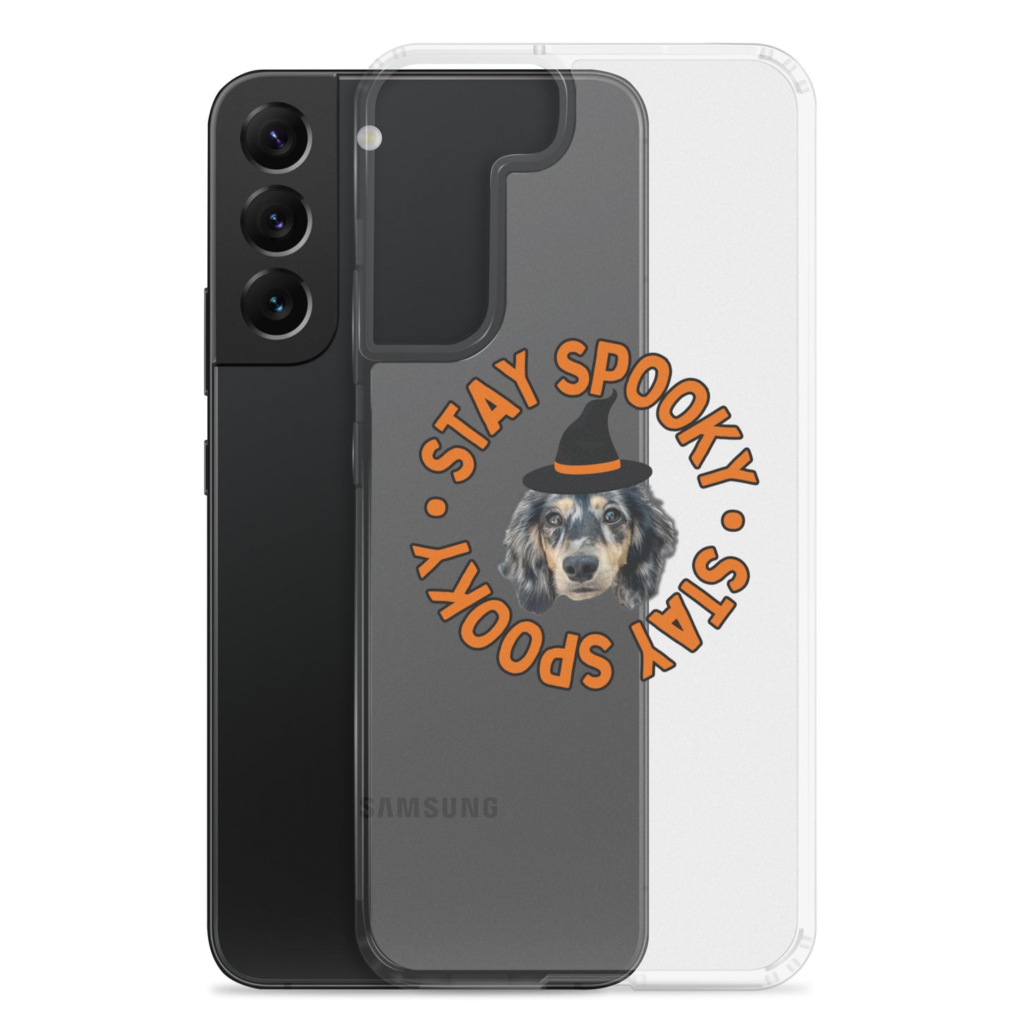 Stay Spooky Custom Clear Case for Samsung®