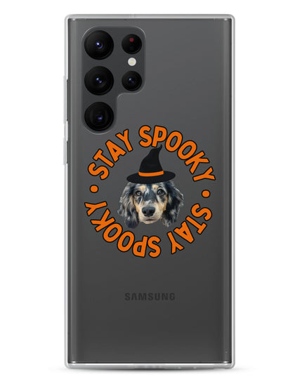 Stay Spooky Custom Clear Case for Samsung®