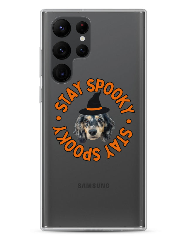 Stay Spooky Custom Clear Case for Samsung®