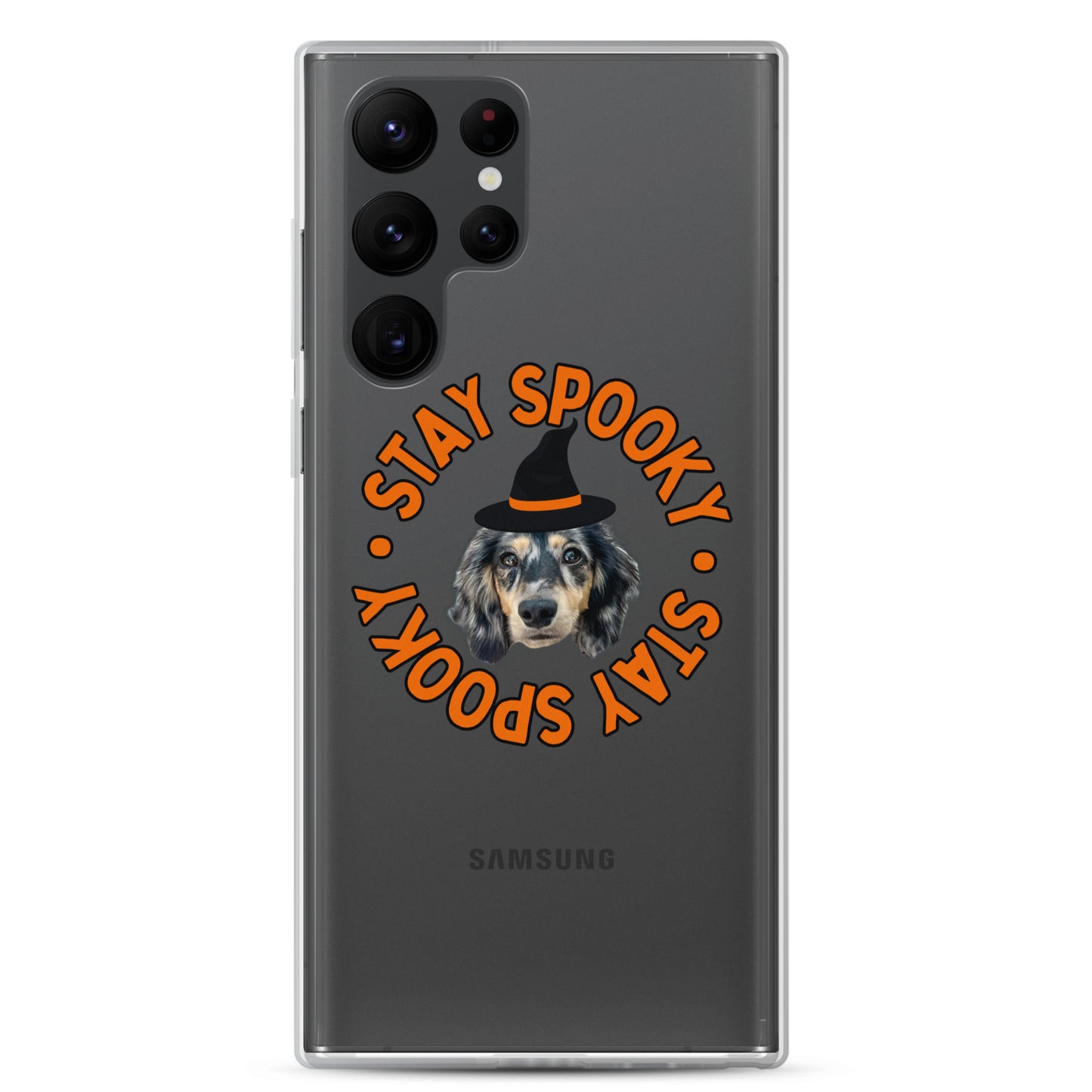 Stay Spooky Custom Clear Case for Samsung®