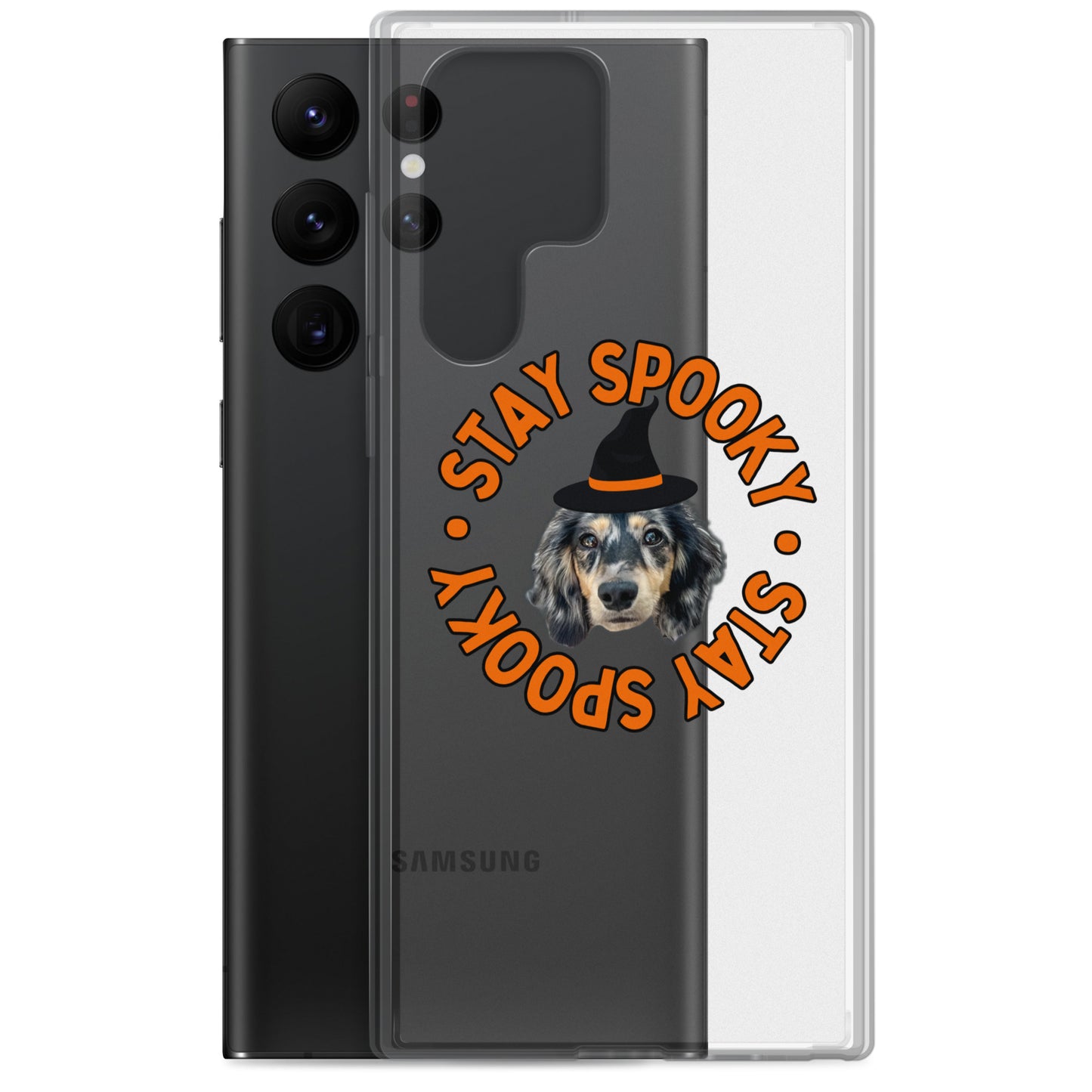 Stay Spooky Custom Clear Case for Samsung®