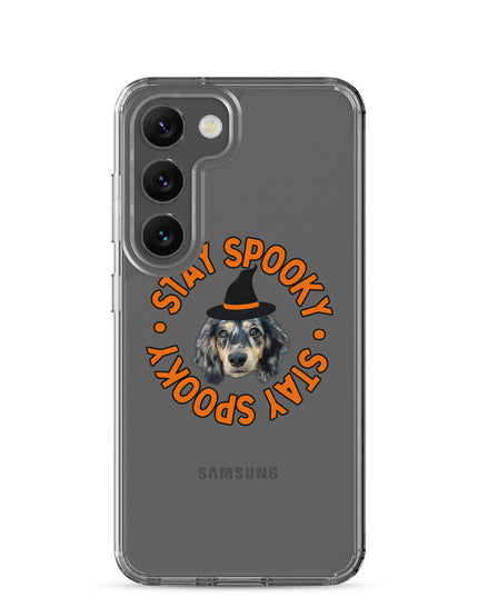 Stay Spooky Custom Clear Case for Samsung®