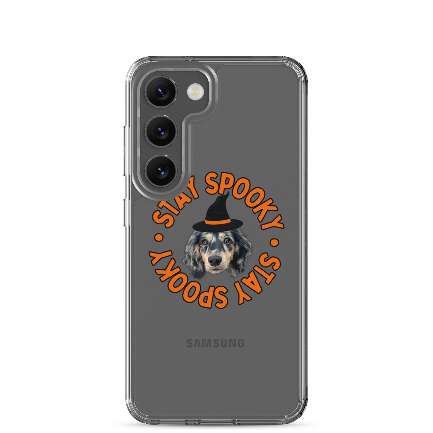 Stay Spooky Custom Clear Case for Samsung®