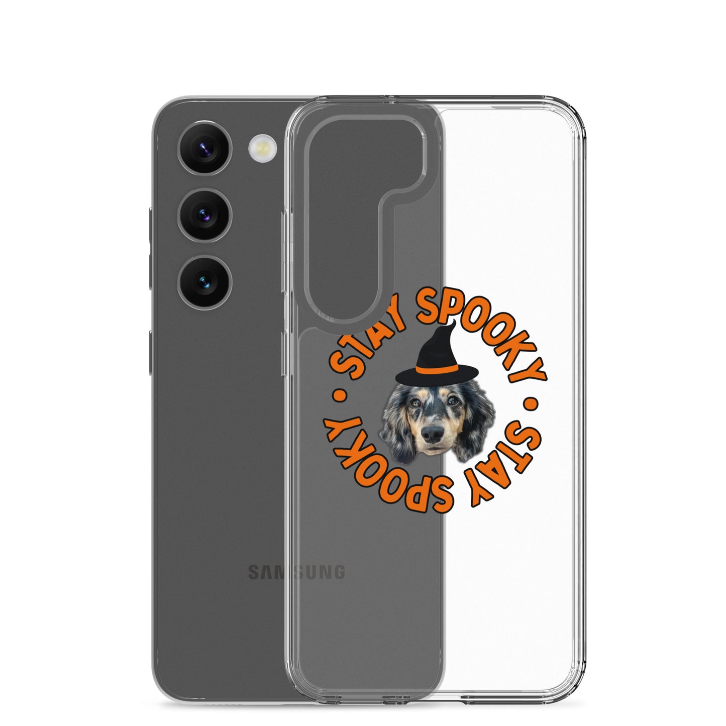 Stay Spooky Custom Clear Case for Samsung®