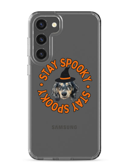 Stay Spooky Custom Clear Case for Samsung®