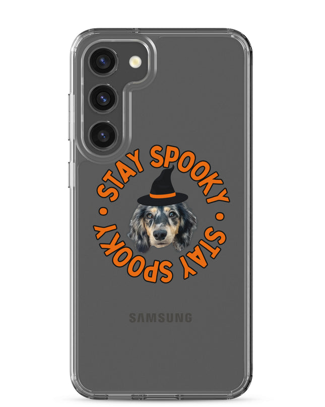 Stay Spooky Custom Clear Case for Samsung®