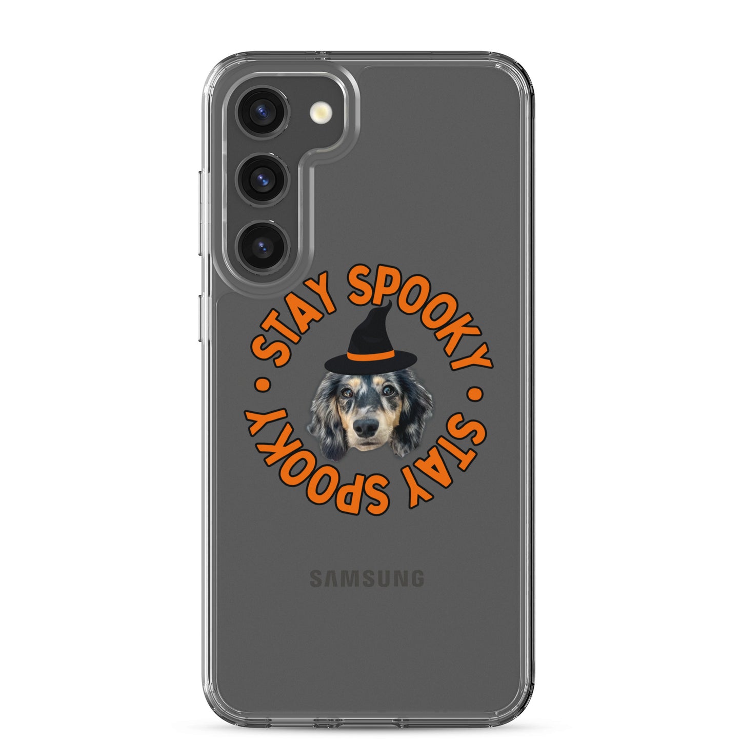 Stay Spooky Custom Clear Case for Samsung®