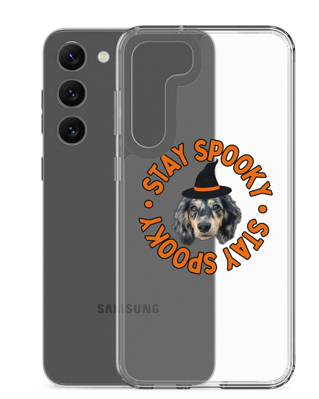 Stay Spooky Custom Clear Case for Samsung®