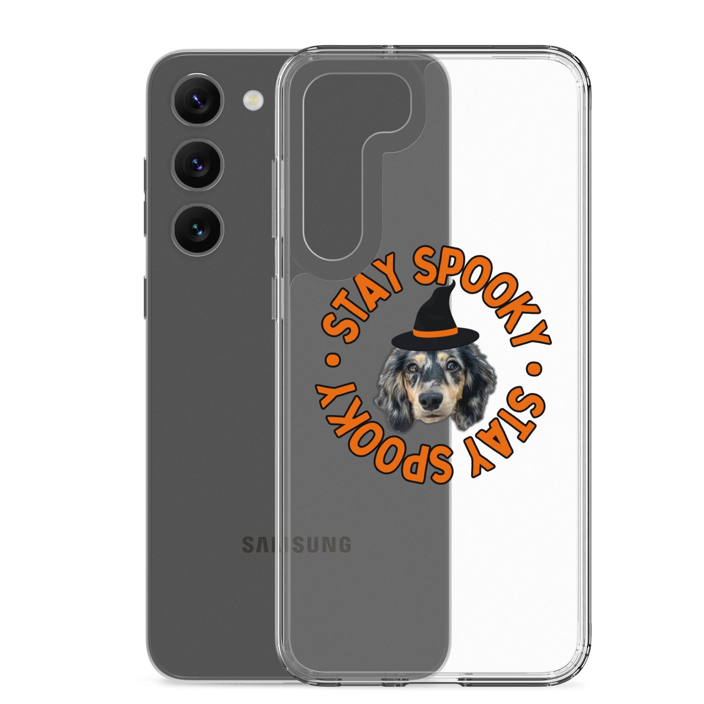 Stay Spooky Custom Clear Case for Samsung®