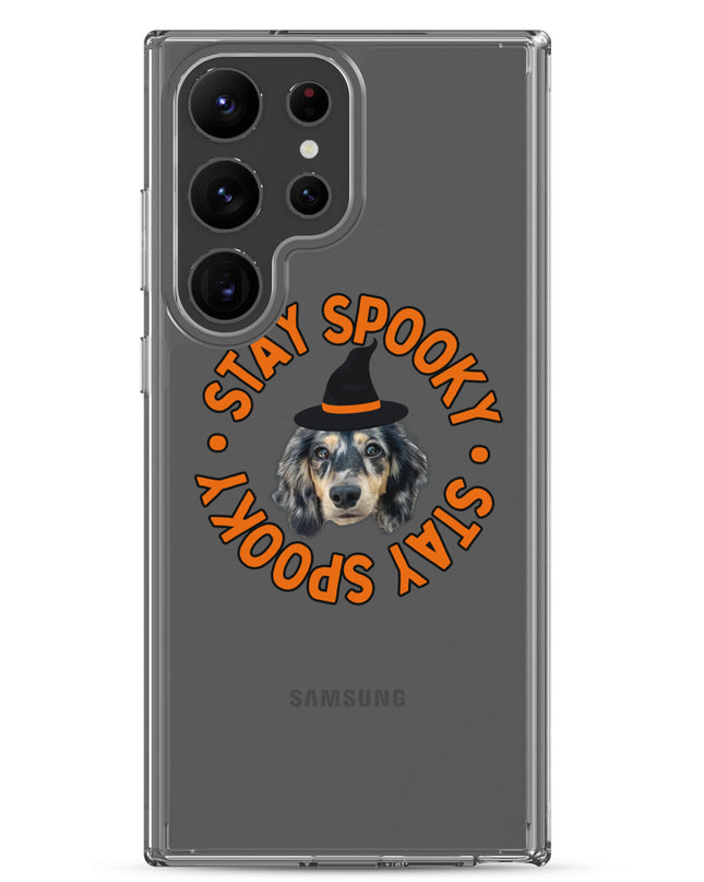 Stay Spooky Custom Clear Case for Samsung®