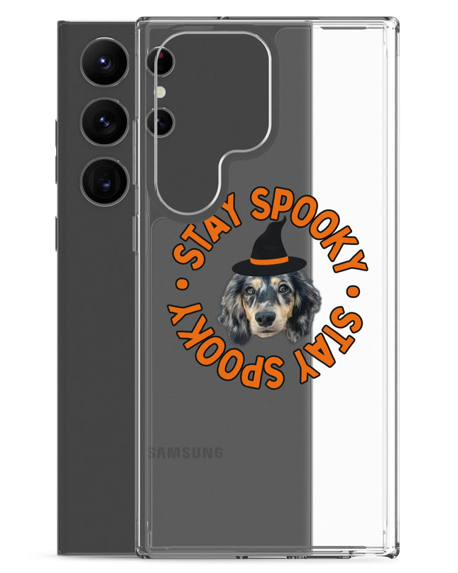 Stay Spooky Custom Clear Case for Samsung®
