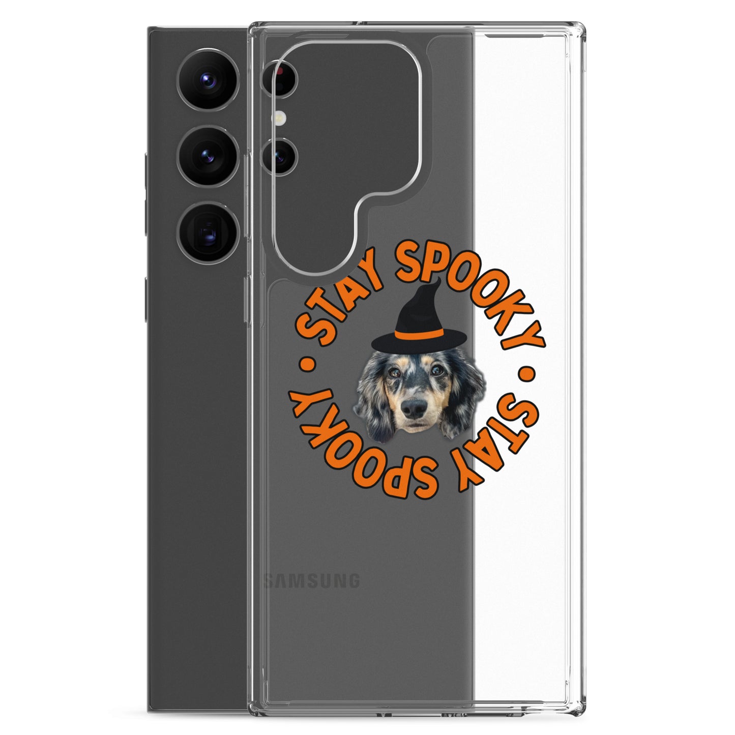 Stay Spooky Custom Clear Case for Samsung®