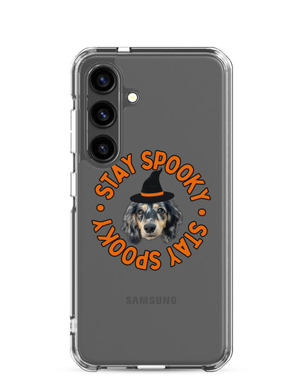 Stay Spooky Custom Clear Case for Samsung®