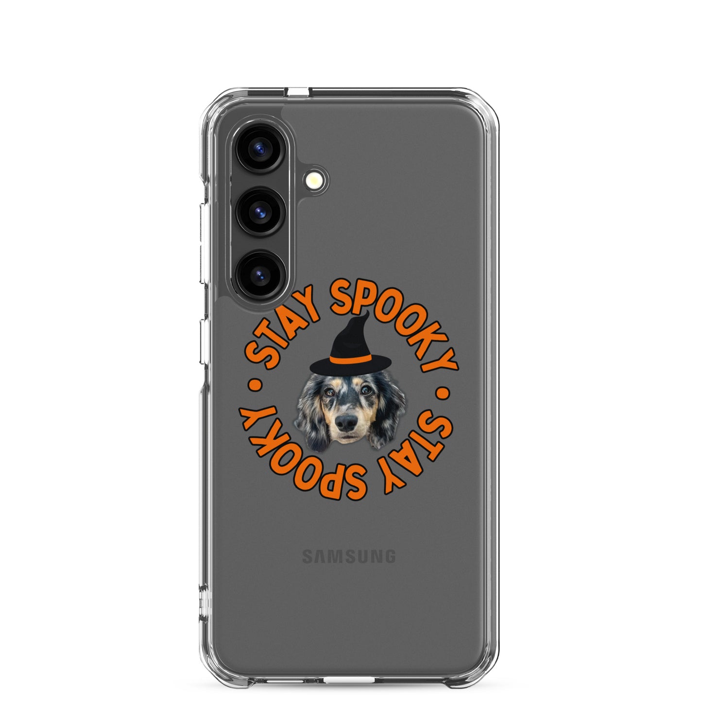 Stay Spooky Custom Clear Case for Samsung®