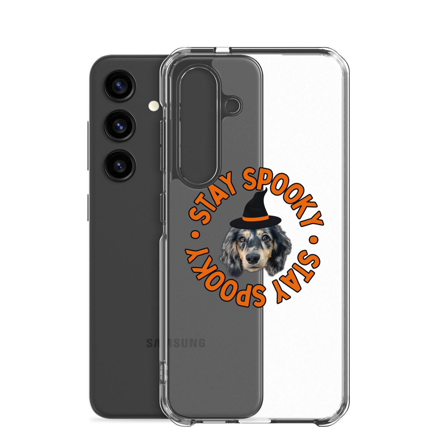 Stay Spooky Custom Clear Case for Samsung®