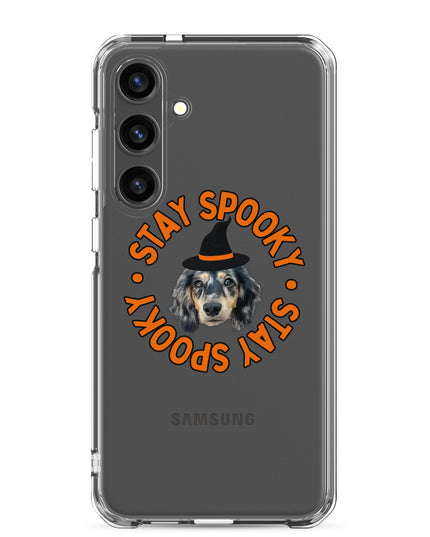 Stay Spooky Custom Clear Case for Samsung®