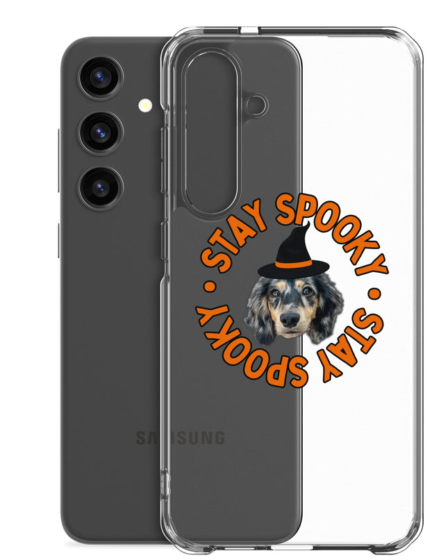 Stay Spooky Custom Clear Case for Samsung®