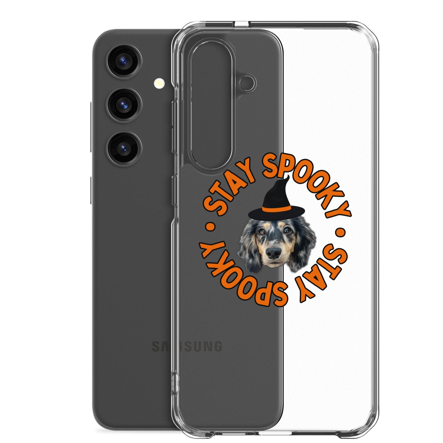 Stay Spooky Custom Clear Case for Samsung®