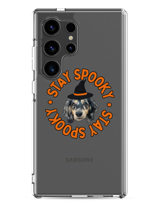 Stay Spooky Custom Clear Case for Samsung®