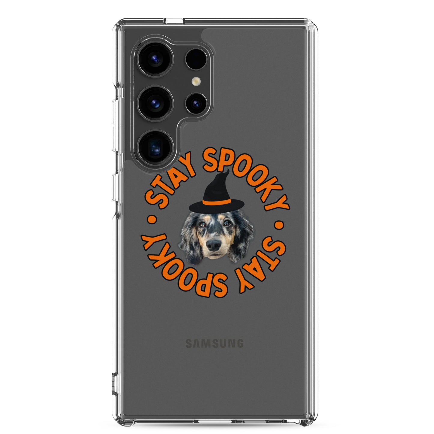 Stay Spooky Custom Clear Case for Samsung®