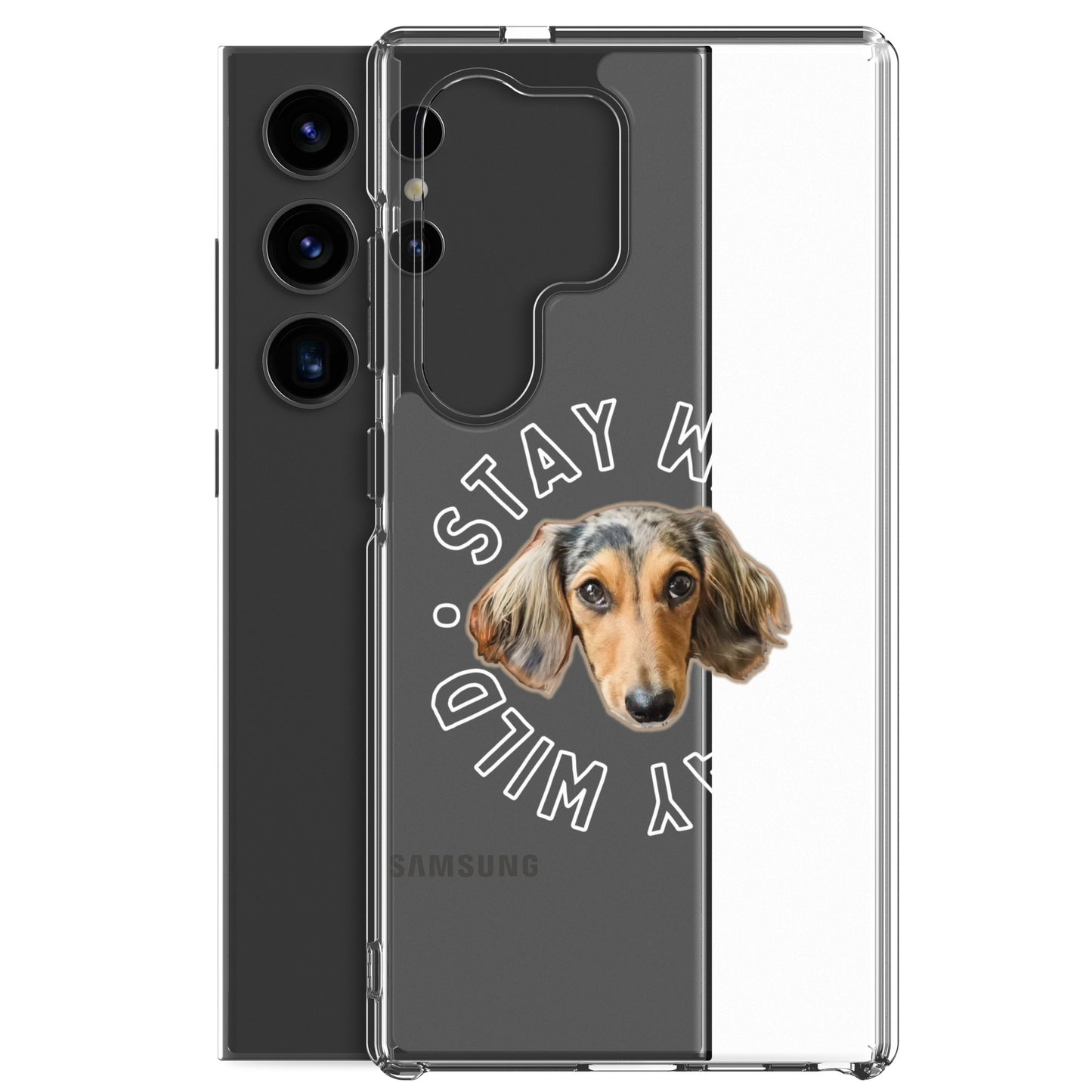 'Stay Wild' Personalized Custom Clear Case for Samsung®