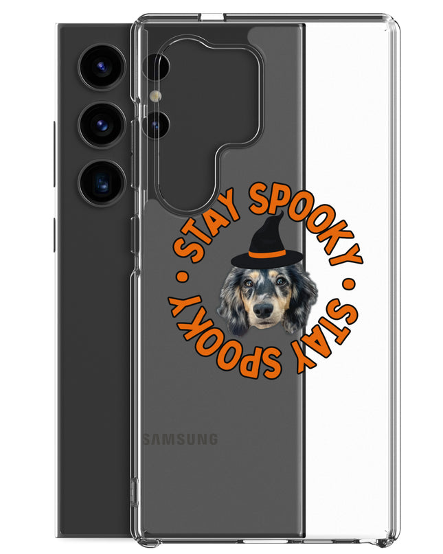 Stay Spooky Custom Clear Case for Samsung®