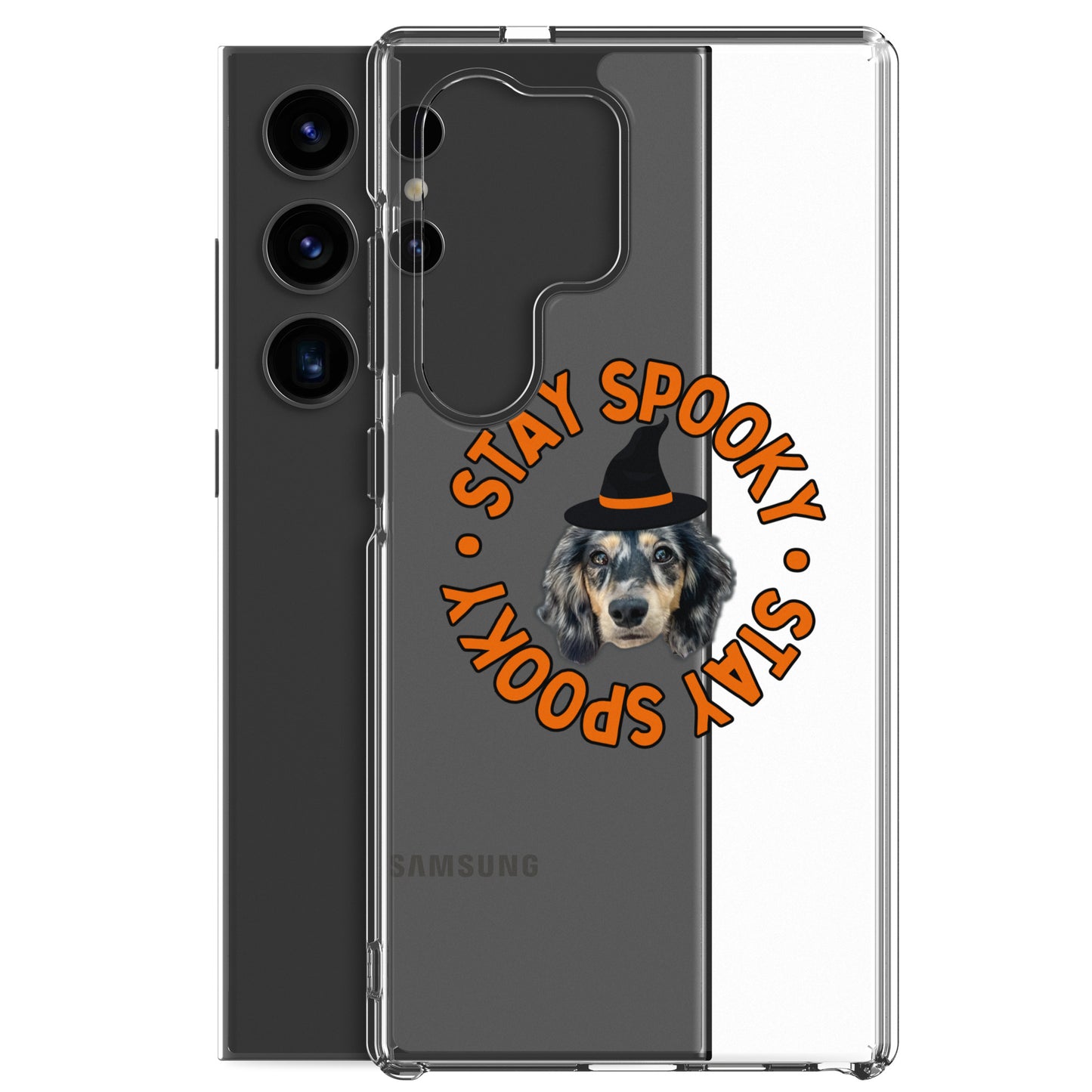 Stay Spooky Custom Clear Case for Samsung®