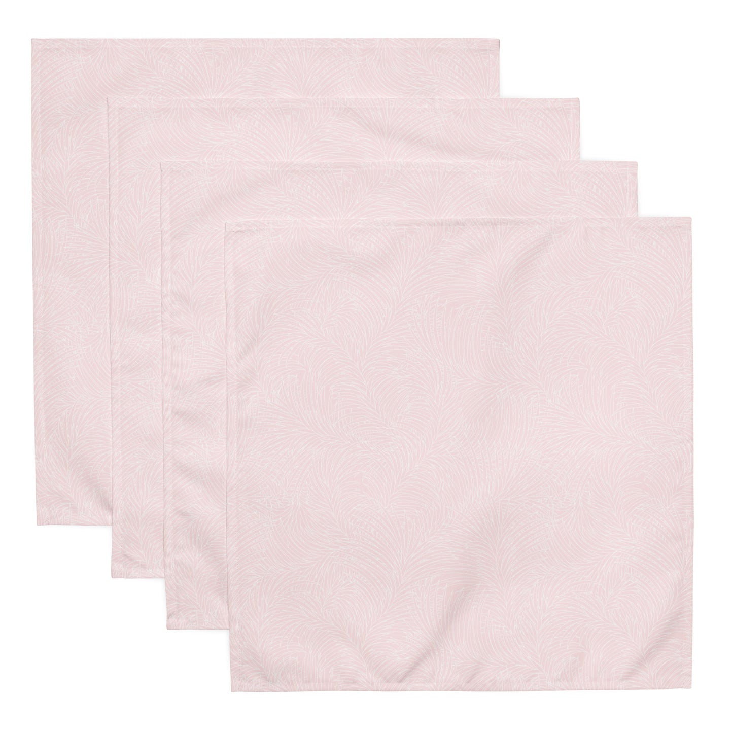 Palms Pink Cloth Napkin Set