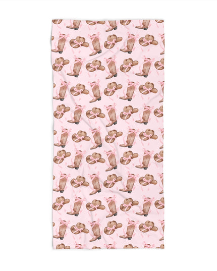 Cowgirlie Coquette Custom Beach Towel