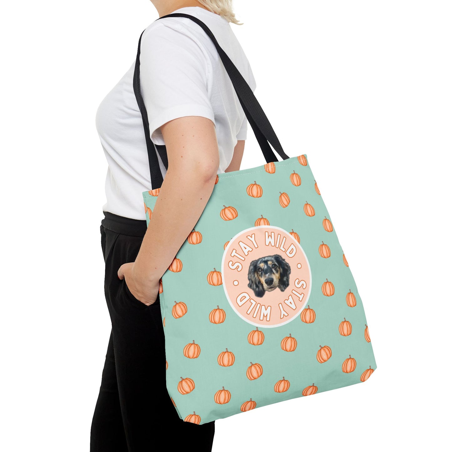 Pumpkin Pastel Party Custom Tote Bag